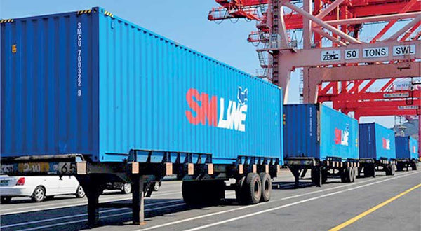 SM LINE 40' HIGH CUBE containers with Magnetic system, Corrugated-side. JTC # 405019