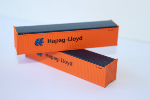 HAPAG-LLOYD 40' Canvas/Open top container, Square corrugation sides. JTC# 402402 SOLD OUT