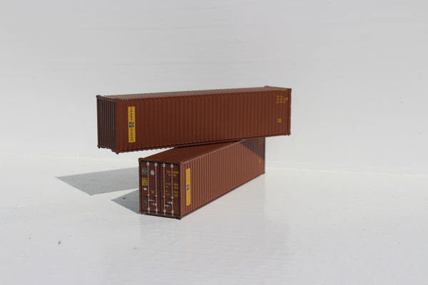 TRANS OCEAN 40' HIGH CUBE containers with Magnetic system, Corrugated-side. JTC # 405027