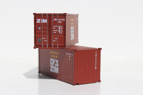 ZIM - 20' Std. height containers with Magnetic system, Corrugated-side. JTC-205341