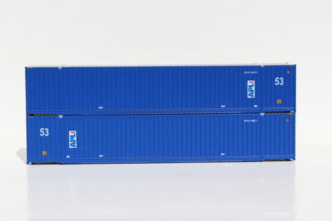APL 53' HIGH CUBE 6-42-6 corrugated containers with Magnetic system, Corrugated-side. JTC # 535032