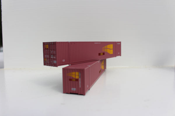 CSX (ex-STAX) Intermodal 53' HIGH CUBE 6-42-6 corrugated containers with Magnetic system, Corrugated-side. JTC # 535017