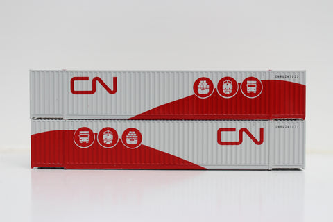 CN 'Multimodal' 53' HIGH CUBE 6-42-6 corrugated containers with Magnetic system, Corrugated-side. JTC # 535070 SOLD OUT
