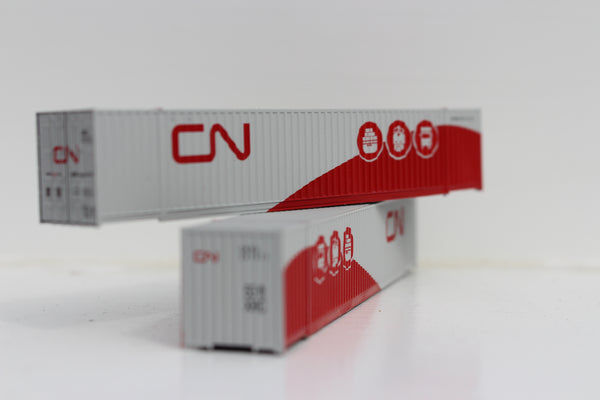 CN 'Multimodal' 53' HIGH CUBE 6-42-6 corrugated containers with Magnetic system, Corrugated-side. JTC # 535070 SOLD OUT
