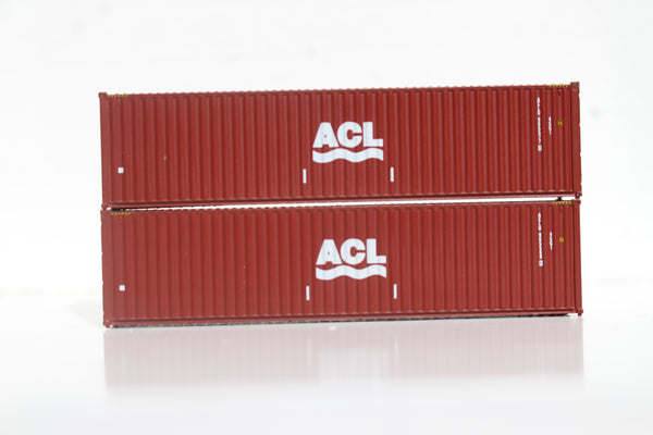 ACL (Atlantic Container Line) 40' HIGH CUBE containers with Magnetic system, Corrugated-side. JTC # 405018