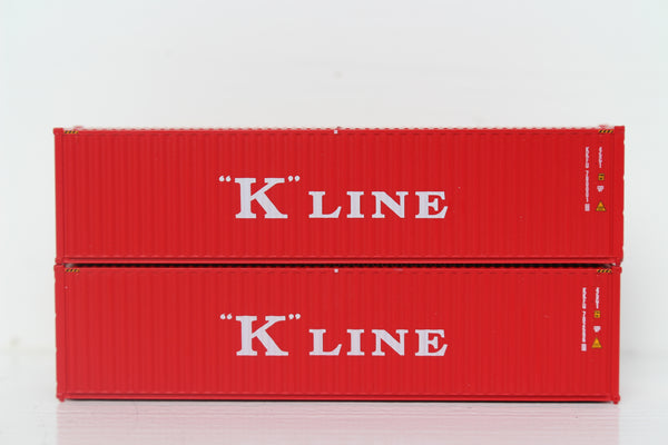 K-LINE 40' HIGH CUBE containers with Magnetic system, Corrugated-side. JTC # 405011 SOLD OUT