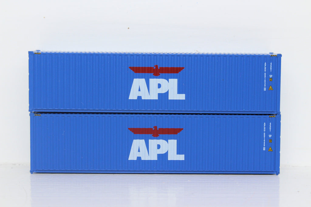 APL 40' HIGH CUBE containers with Magnetic system, Corrugated-side. JTC # 405107