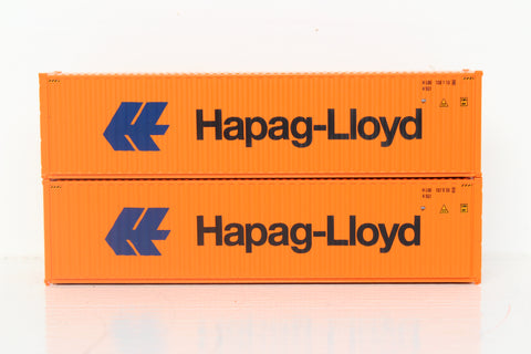 HAPAG-LlOYD 40' HIGH CUBE containers with Magnetic system, Corrugated-side. JTC # 405024 SOLD OUT