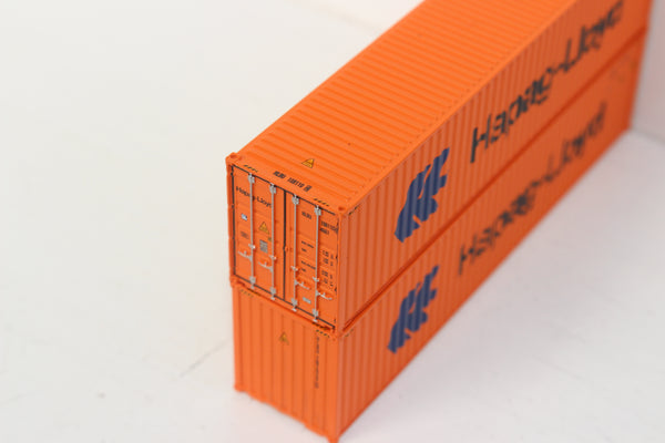 HAPAG-LlOYD 40' HIGH CUBE containers with Magnetic system, Corrugated-side. JTC # 405024 SOLD OUT