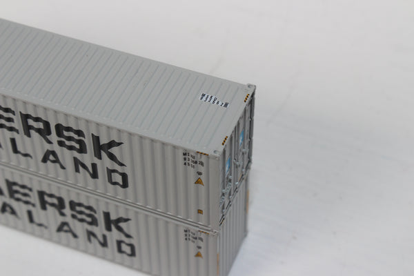 MAERSK SEALAND Set#2 40' HIGH CUBE containers with Magnetic system, Corrugated-side. JTC # 405116 SOLD OUT