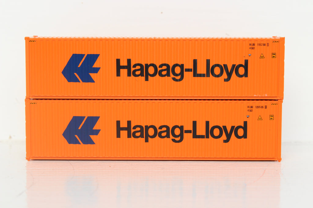 HAPAG-LlOYD 40' HIGH CUBE containers with Magnetic system, Corrugated-side. JTC # 405110 SOLD OUT