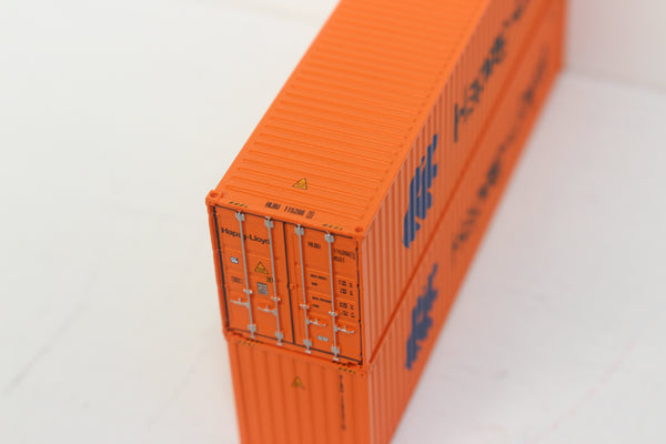 HAPAG-LlOYD 40' HIGH CUBE containers with Magnetic system, Corrugated-side. JTC # 405110 SOLD OUT