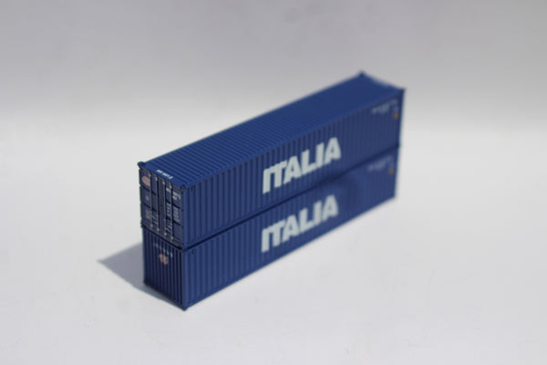 Italia Set #1, 40' Std. Height containers, Corrugated-side. JTC# 405359