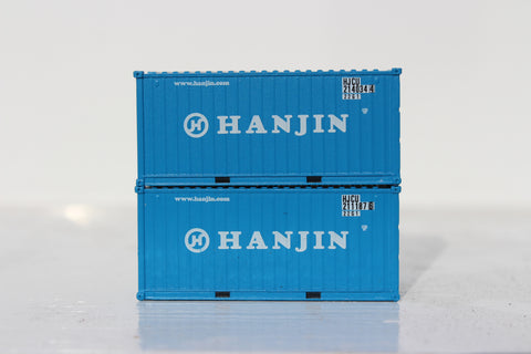 HANJIN 20' Std. height containers with Magnetic system, Corrugated-side. JTC-205312