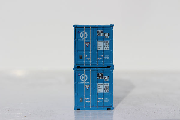 HANJIN 20' Std. height containers with Magnetic system, Corrugated-side. JTC-205312