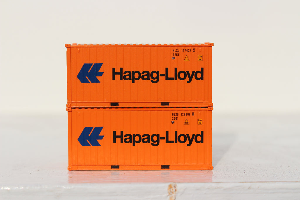 HAPAG-LlOYD 20' Std. height containers with Magnetic system, Corrugated-side. JTC-205324