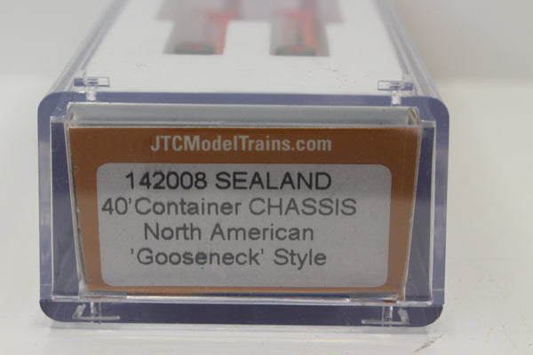SEALAND (RED) 2pk 40' CHASSIS for 40' containers.  JTC #142008 SOLD OUT