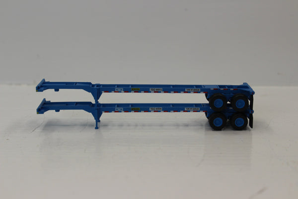 TRAC (BLUE) 2pk 40' CHASSIS for 40' containers.  JTC #142012  SOLD OUT