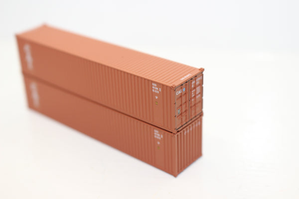 CAI 40' Standard height (8'6")  3-P-42-P-3 Panel side square corrugations containers. JTC # 405605