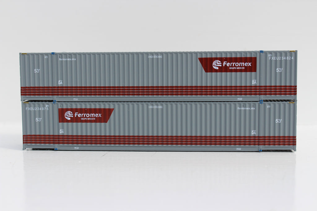 FERROMEX 53' HIGH CUBE 6-42-6 corrugated containers with Magnetic system. JTC # 535043