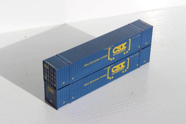 CSX Intermodal (boxcar logo) 53' HIGH CUBE 6-42-6 corrugated containers with Magnetic system. JTC # 535007
