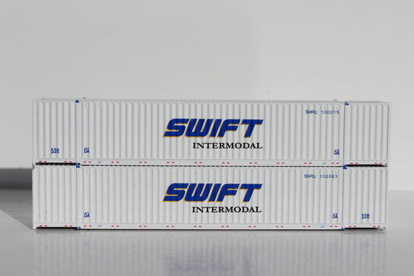 SWIFT 53' HIGH CUBE 6-42-6 corrugated containers with Magnetic system. JTC # 535016
