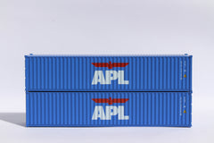 APL (lg logo) JTC # 405301 APL 40' Standard height (8'6") corrugated side steel containers