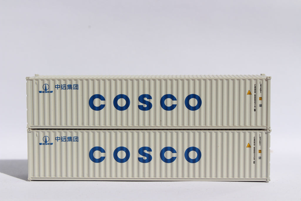 COSCO JTC # 405311 40' Standard height (8'6") corrugated side steel containers