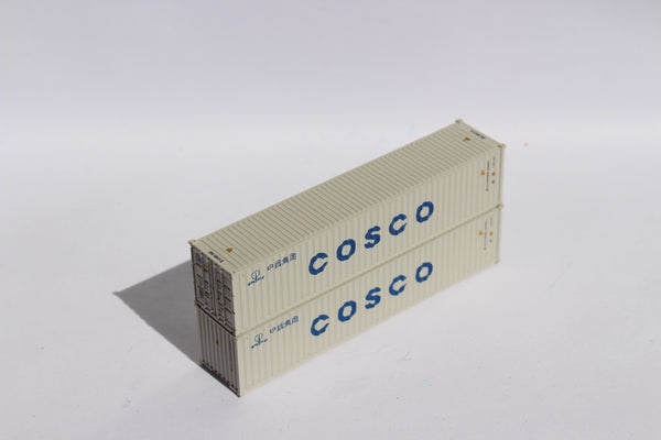 COSCO JTC # 405311 40' Standard height (8'6") corrugated side steel containers