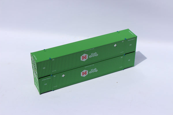 HUB GROUP 53' HIGH CUBE 8-55-8 corrugated containers with stackable Magnetic system. JTC # 537051