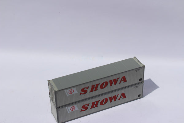 SHOWA 40' Standard height (8'6") Smooth-side containers . JTC # 405666