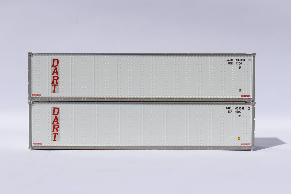 Dart 40' Standard height (8'6") Smooth-side containers. JTC # 405668