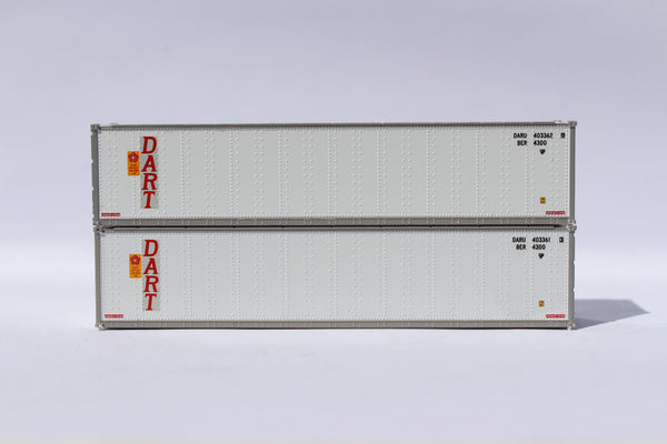 OOCL / DART 40' Standard height (8'6") Smooth-side containers. 405654