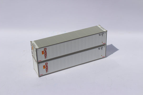 OOCL / DART 40' Standard height (8'6") Smooth-side containers. 405654