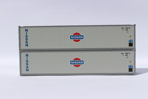 NISSAN 40' Standard height (8'6") Smooth-side containers. JTC # 405660