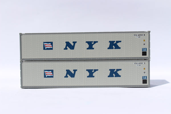 NYK (Flag & initials) 40' Standard height (8'6") Smooth-side containers. 405656
