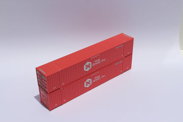UPHU - FADED, UPHU PATCH OF ex-HUB GROUP  53' HIGH CUBE, 6-42-6 corrugated containers with Magnetic system, Corrugated-side. JTC #535042