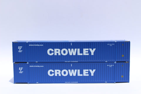 CROWLEY 53' HIGH CUBE, 6-42-6 corrugated containers with Magnetic system, Corrugated-side. JTC #535031