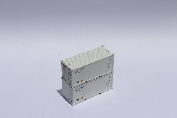 AIR FLOW 20' Std. height containers with Magnetic system, Corrugated-side. JTC-205357