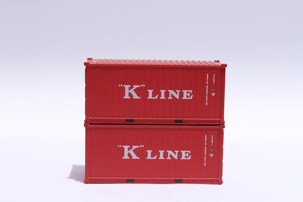 K-LINE 20' Std. height containers with Magnetic system, Corrugated-sid ...