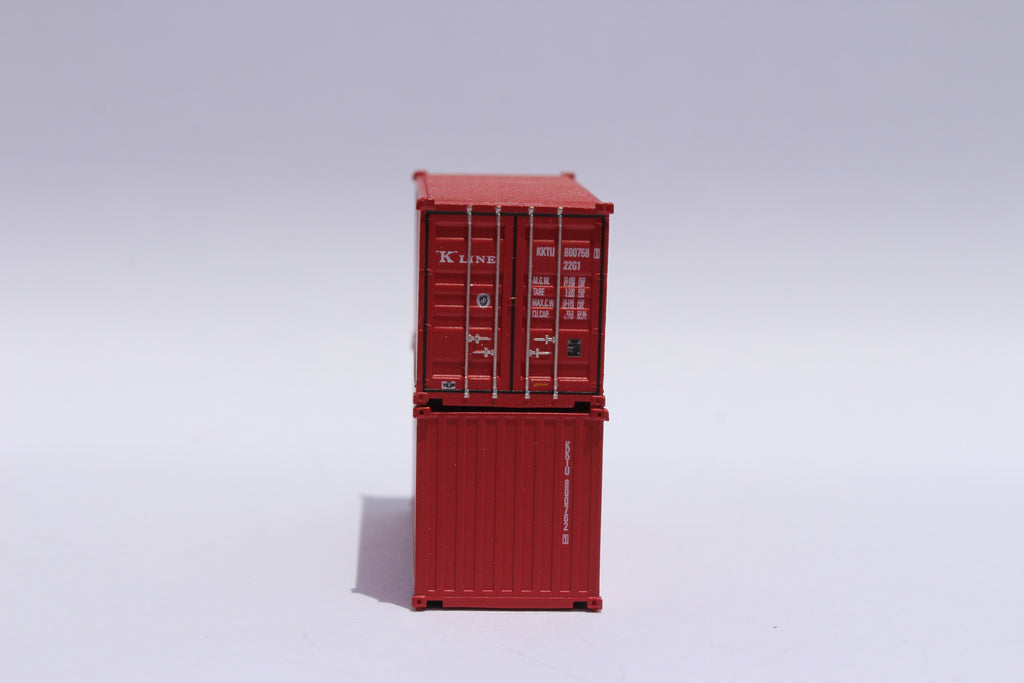 Container K Line Stack K-LINE 20' Std. height containers with Magnetic system, Corrugated-sid ...