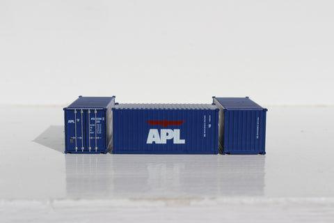 APL 20' (set #2) Std. height containers with Magnetic system, Corrugated-side. JTC-205368