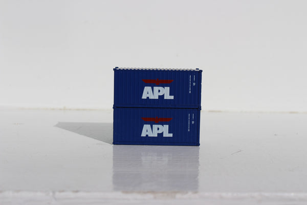 APL 20' (set #2) Std. height containers with Magnetic system, Corrugated-side. JTC-205368