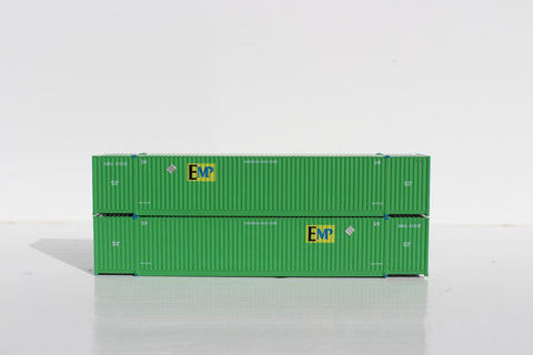 EMP - UP  53' HIGH CUBE 8-55-8 corrugated containers with stackable Magnetic system. JTC # 537053