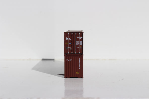 TEX; TGBU– 40' HIGH CUBE containers with Magnetic system, Corrugated-s ...