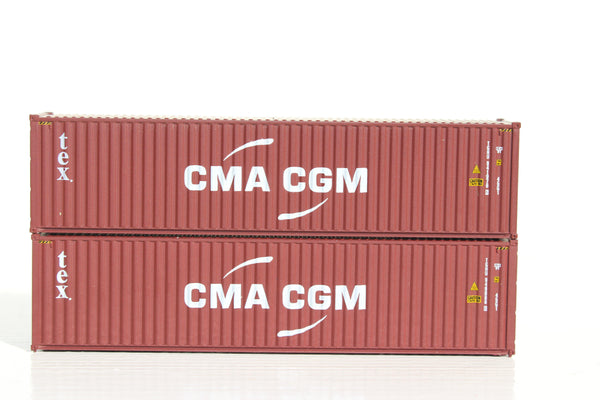 TEX /  CMA CGM – 40' HIGH CUBE containers with Magnetic system, Corrugated-side. JTC # 405095