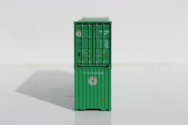 EVERGREEN (EITU)– 40' HIGH CUBE containers with Magnetic system, Corrugated-side. JTC # 405046 SOLD OUT