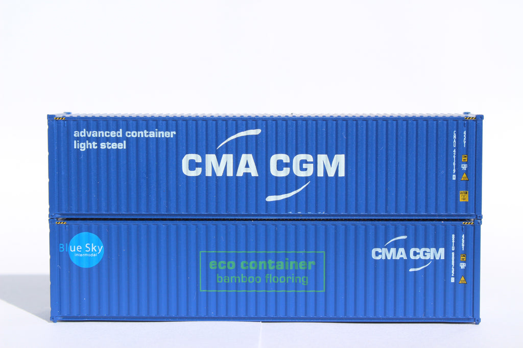 CMA CGM MIX PACK C - 40' HIGH CUBE containers with Magnetic system, Corrugated-side. JTC# 405089M