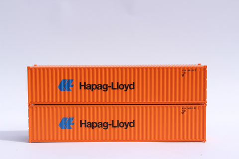 HAPAG LlOYD (small logo)- JTC # 405325 40' Standard height (8'6") corrugated side steel containers