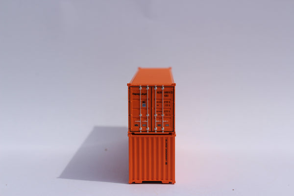HAPAG LlOYD (small logo)- JTC # 405325 40' Standard height (8'6") corrugated side steel containers